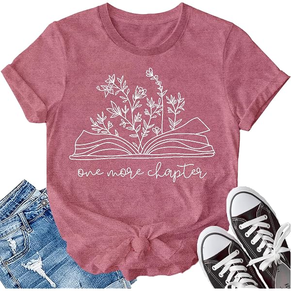 "It's A Good Day To Learn" Funny Teacher T-Shirt For Women - Book Lover Gift Tee, Blue, Size Large