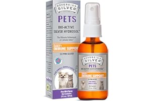 Sovereign Silver Bio-Active Silver Hydrosol for Pets Immune Support – Fine Mist, 2 oz.