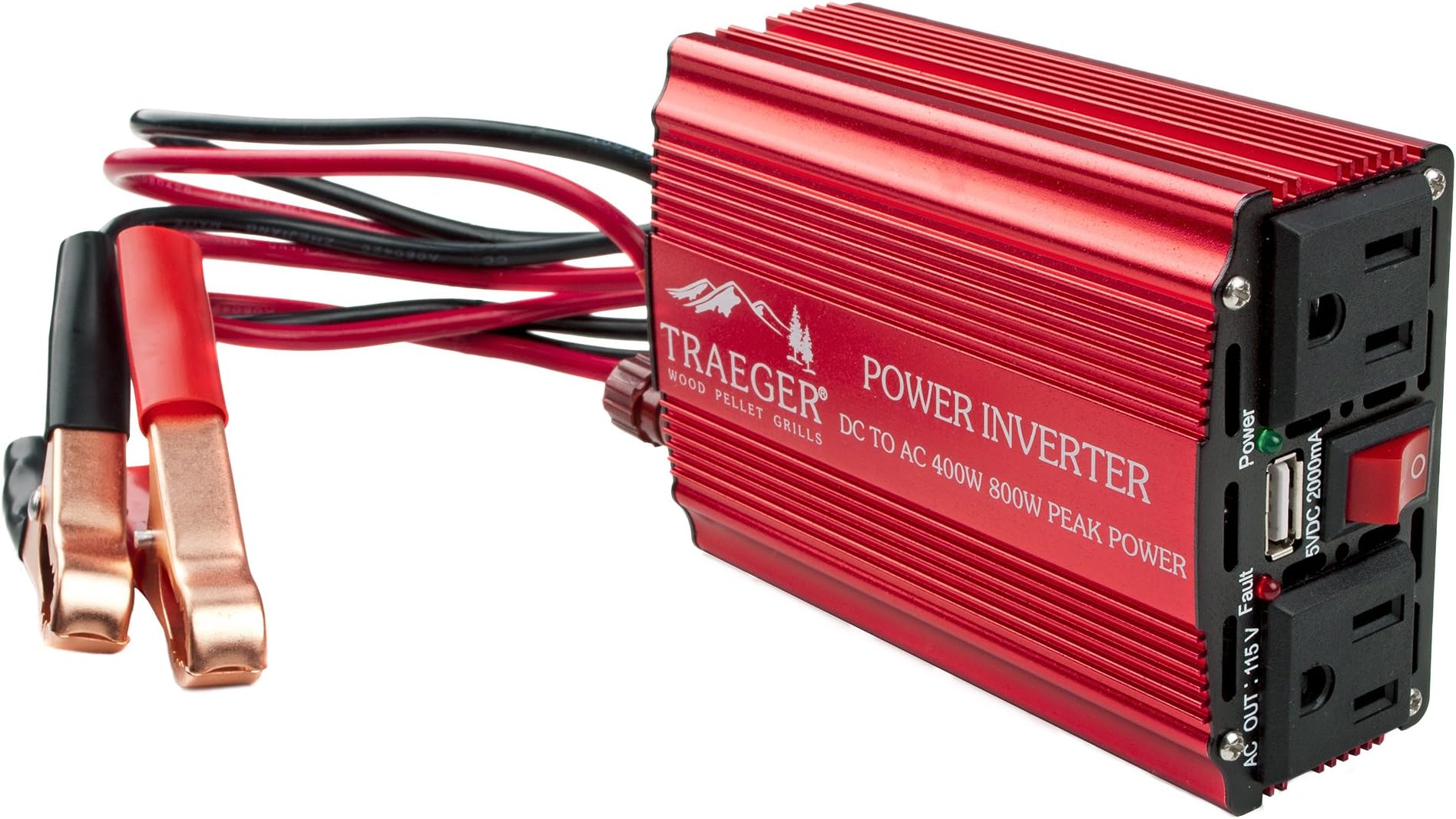 TraegerPellet Grills LLC – Red 400 W PWR INVERTER