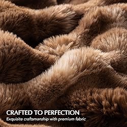 EverGrace Ultra Soft Luxury Fluffy Faux Rabbit Fur