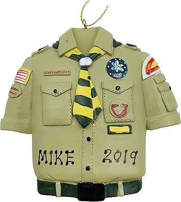 boy scout christmas ornament