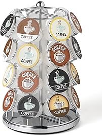 28 Capacity K-Cup Carousel (Chrome) - Nifty