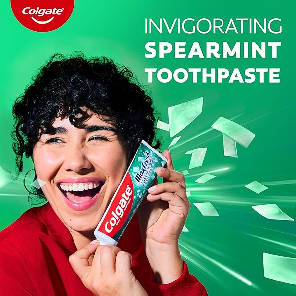 COLGATE MAXFRESH CLEAN MINT TOOTHPASTE, 6.3 OZ