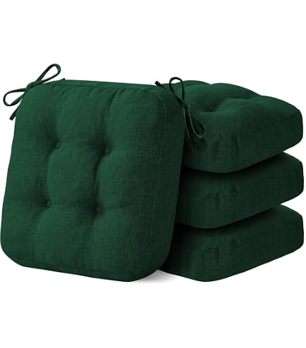 Nobildonna Gel-Infused Chair Cushions - 2 Inch Thick Seat Pads With Non-Slip Cover, Set Of 2 - View #12