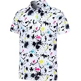 uideazone Boys Polo Shirts Dry Fit Performance Golf Short Sleeve Casual School Uniform Size 5-14