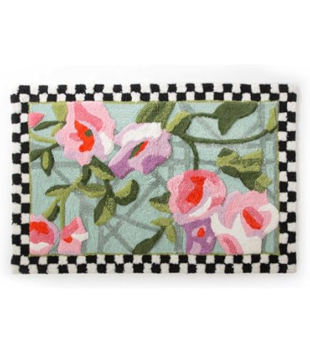 Amazon.com: MACKENZIE-CHILDS Bath Rug, Bath Mat for Bathroom Use