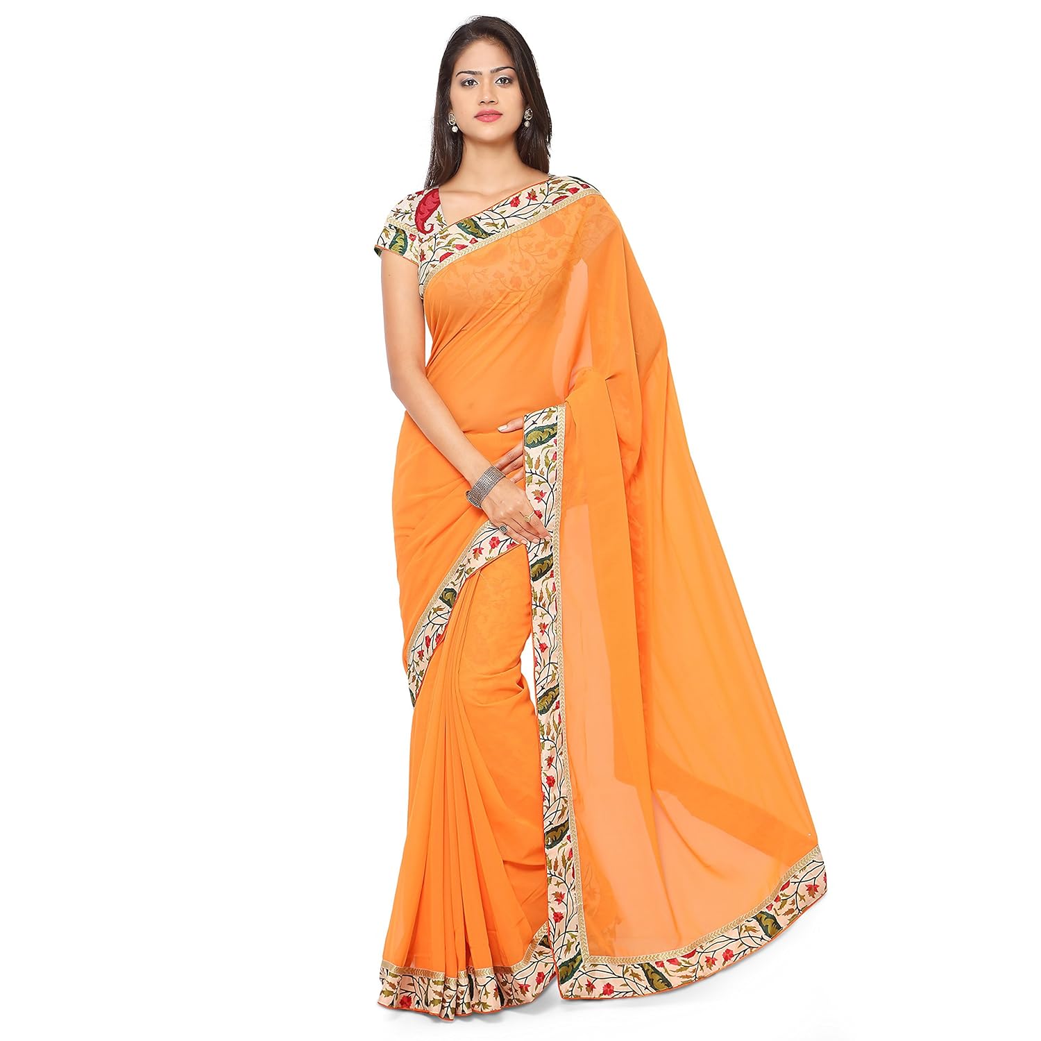 florence saree with blouse piece