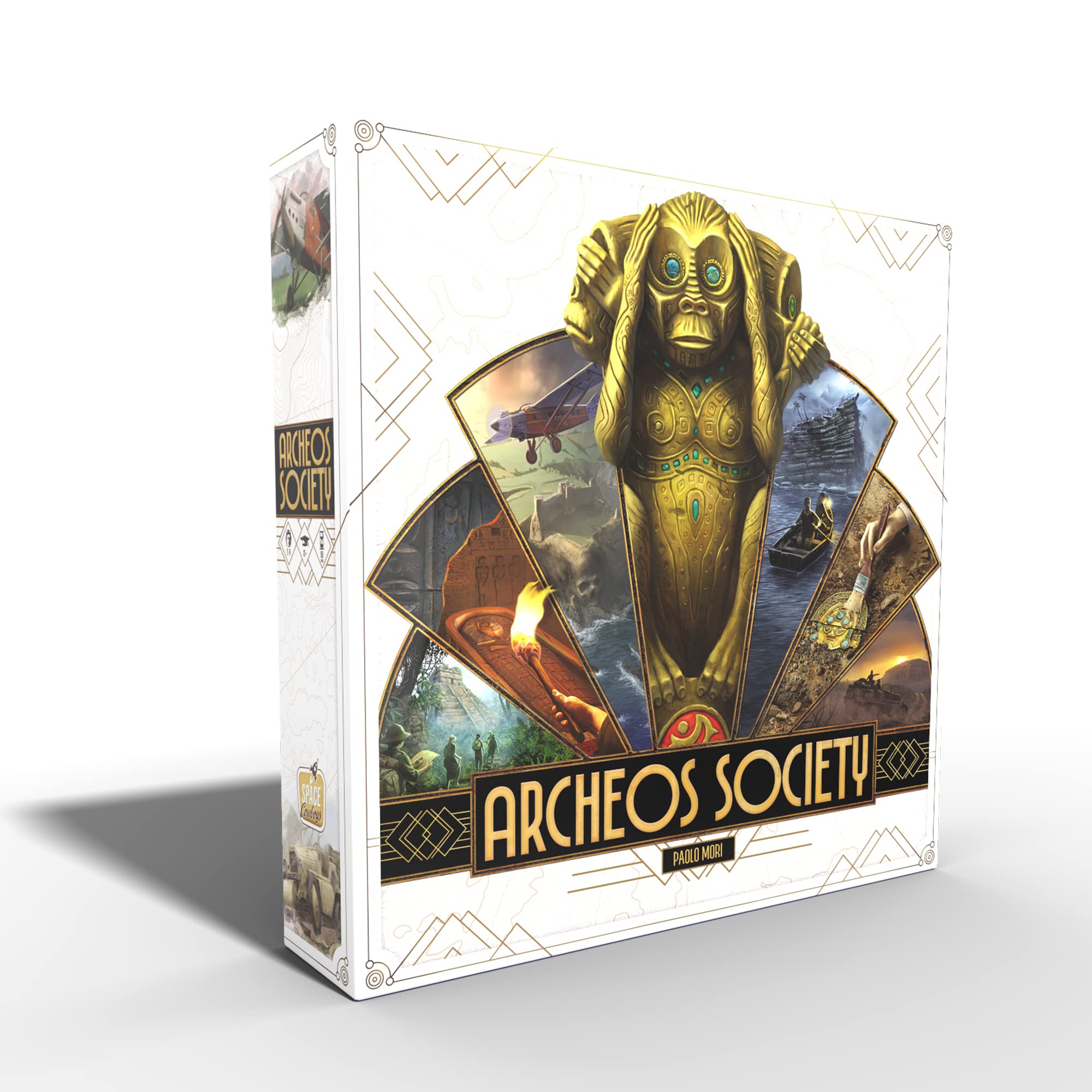 Asmodee | Archeos Society | Board Game | Ages 12+ | 2-6 Players | 60 Minutes Playing Time