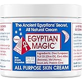 Egyptian Magic - All Purpose Face, Body, and Dry Skin Moisturizing Cream, Skin Protectant for Women & Men, Eczema Care Healing Balm, Scar Treatment, Stretch Marks, and Tattoo Aftercare, 2oz Jar