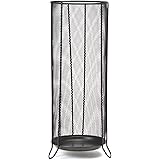 Mind Reader Umbrella Stand Rack Holder for Canes, Walking Sticks, Home and Office, Black