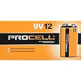 Duracell Procell 9 Volt Batteries, Pack of 24
