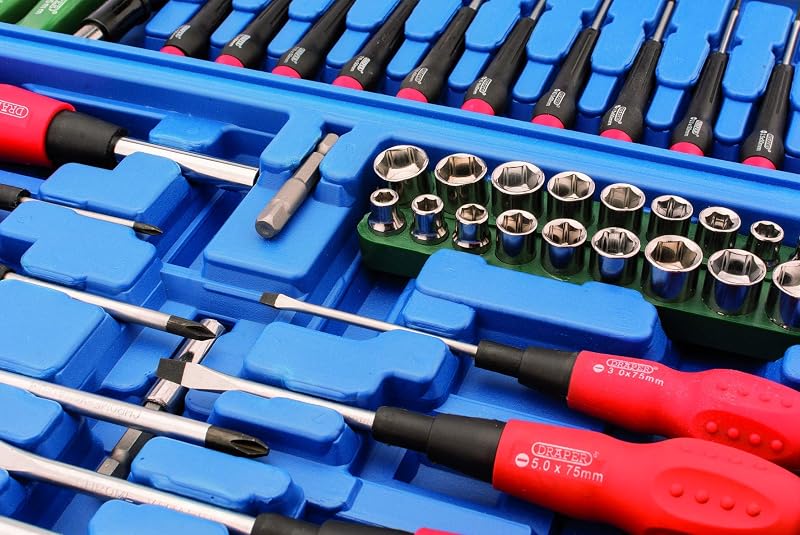 40850 - Set cacciaviti, bussole e inserti, 70 pezzi