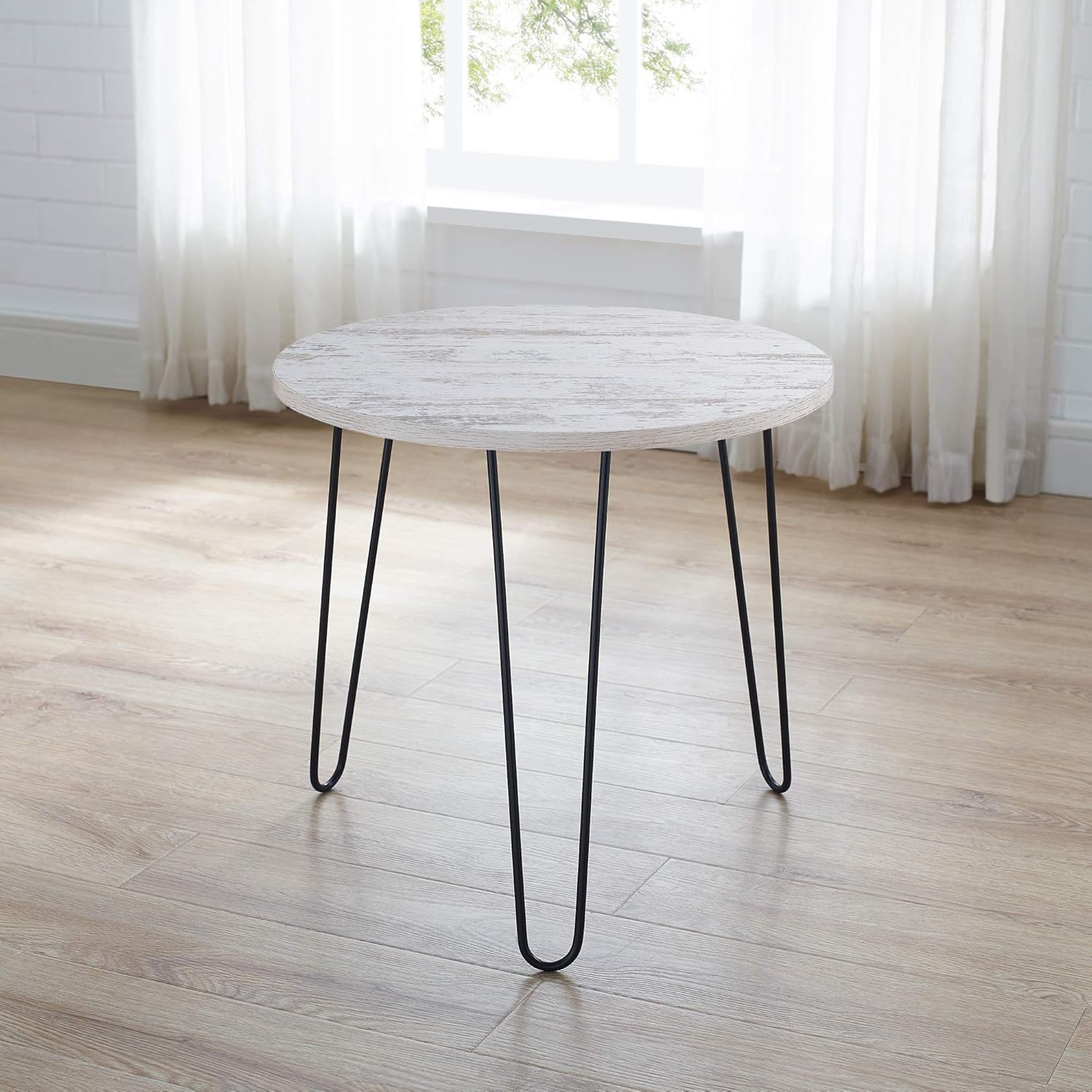 Best round white table end table
