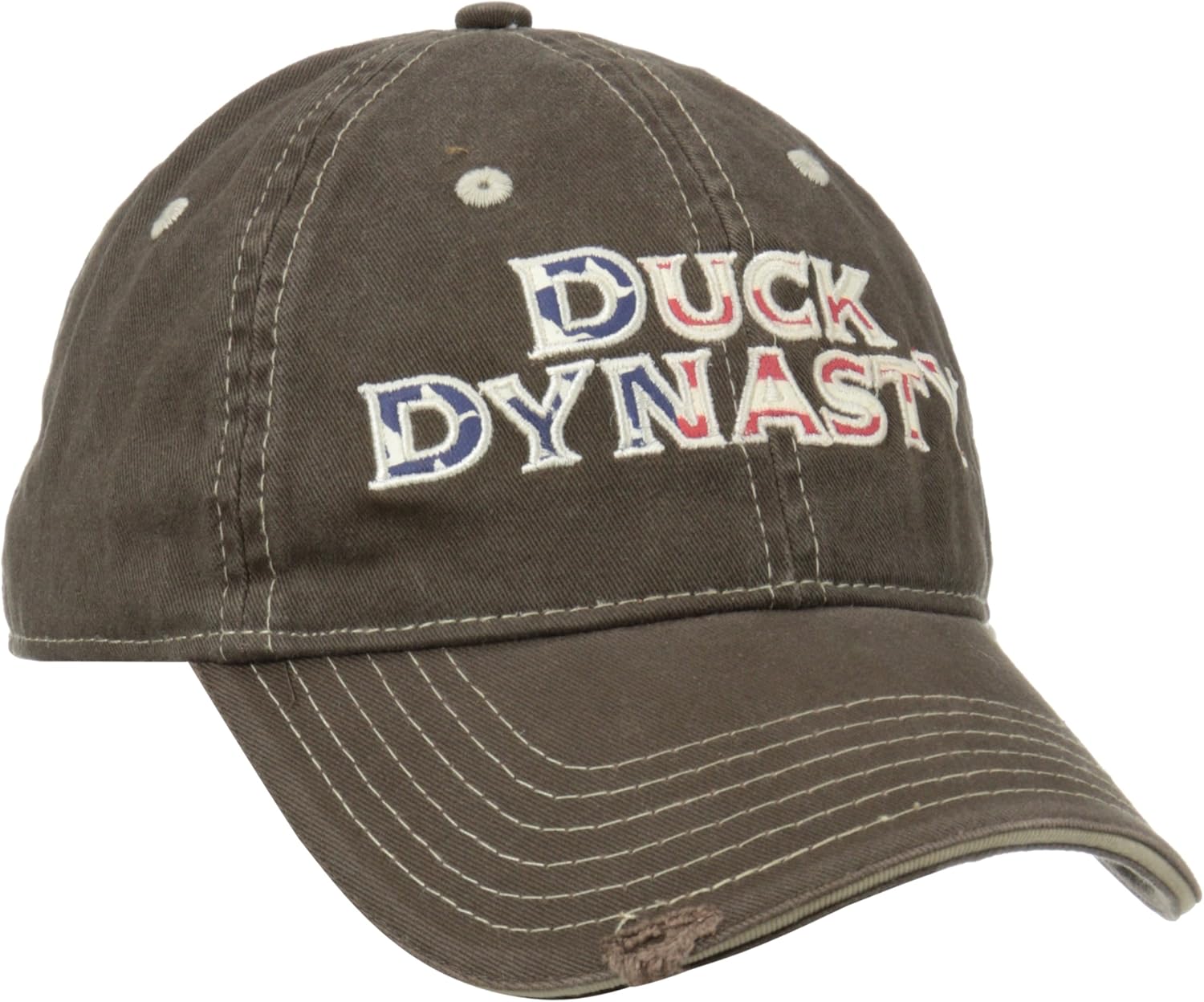 Duck Dynasty Men's Americana Baseball Cap, Brown, One Size at Amazon
