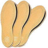 Kaps | 3 Pair Pack Pecari Carbon Shoe Insoles Set | Vegetable Tanned Sheepskin Leather with Activated Carbon Charcoal | Elegant and Comfortable | (38 EUR / 7 US Woman)
