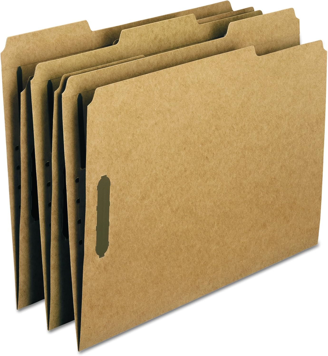 Smead Fastener File Folder, 2 Fasteners, Reinforced 1/3-Cut Tab, Letter Size, Kraft, 50 per Box (14837): Industrial & Scientific