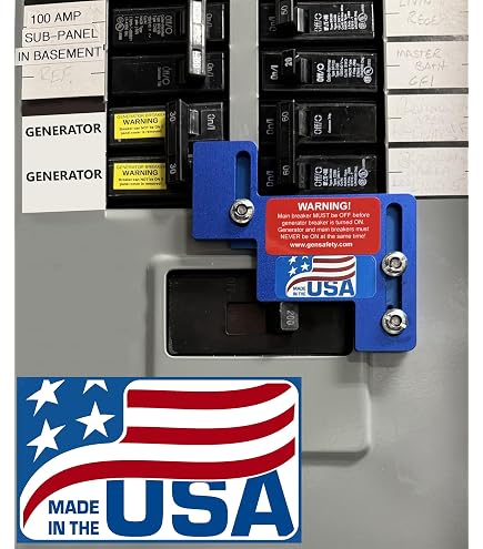 Kit D'interverrouillage Générateur – Pour Panneau Eaton Cutler Hammer BR 100A, Aluminium