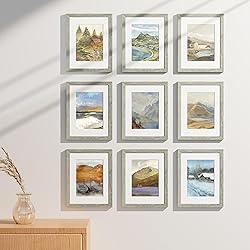 Vittanly 8.5x11 Picture Frame, Display Pictures 6x8