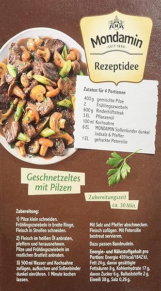 MONDAMIN FIX SOSSENBINDER DUNKEL (GERMAN IMPORT)