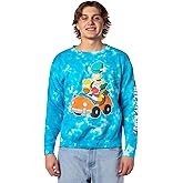 The Simpsons Men's Crewneck Sweatshirt Homer, Bart, Lisa, Krusty The Clown Embroidered Crewneck Sweatshirt