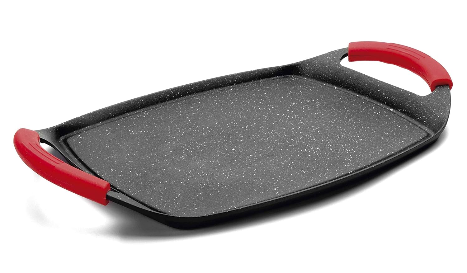 Lacor Lacor-25547-Plancha Grill Eco Piedra 47x27x2cm-Negro, Negro, 47x27x2 cm