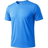 KEFITEVD Men's UPF 50+ Sun Protection Short Sleeve Rash Guard Swim Shirts | SPF, UV T-Shirts, Lightweight, Quick Dry, Moisture Wicking, Breathable, for Athletic, Workout, Fishing