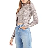 Forever 21 Womens Marled Cardigan Sweater