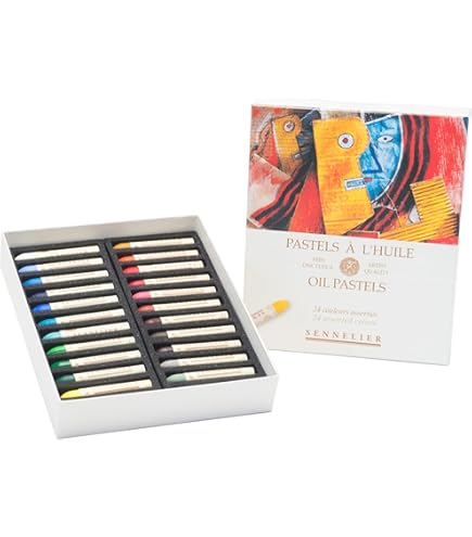 Amazon.com : Caran D'ache Neopastel Oil Pastels Set Of 24