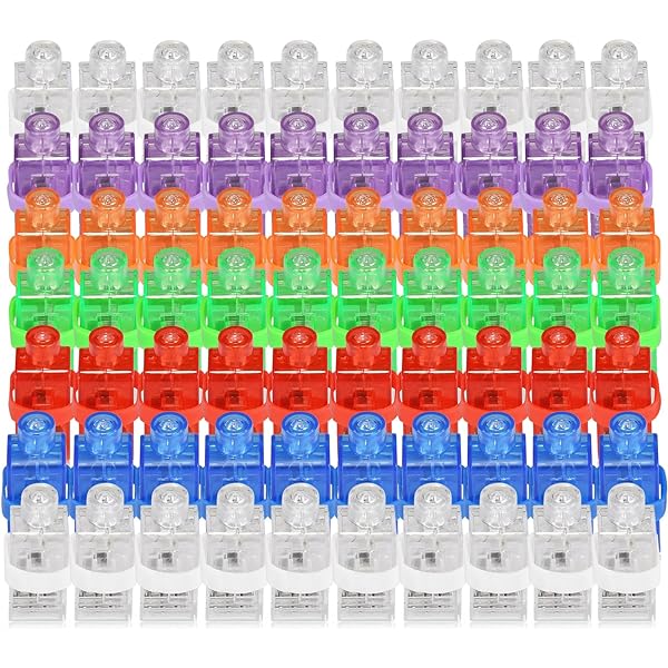 100 Anillos LED Luminosos Para Dedos – Luces Intermitentes De Colores – Ideales Para Fiestas, Navidad, Halloween Y Cumpleaños
