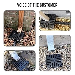 UNI-DRAIN Catch Basin Downspout Extender, Gutter