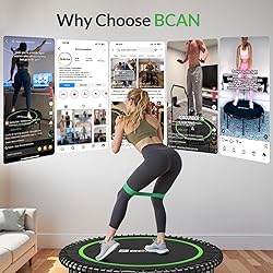 BCAN 40" Adult Fitness Trampoline with Durable