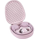 Headphone Case for Sony WH-CH720N Soundcore by Anker Q20i, Hard Portable Over Ear Headphone Carrying Case, Wireless Headphone Storage Protective Case for Travel Home (Pink)