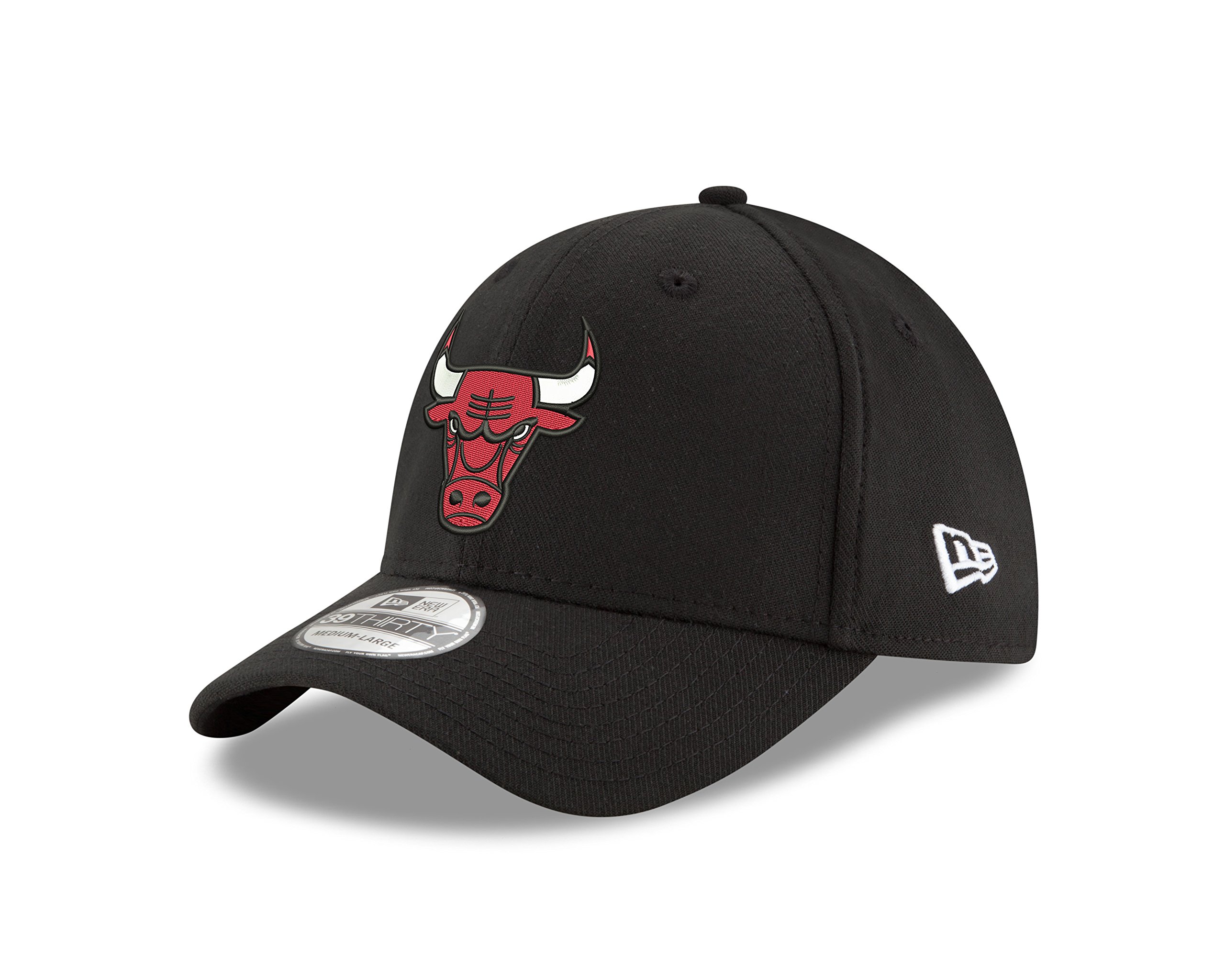 Photo 1 of NBA Chicago Bulls Classic 39Thirty Stretch Fit Cap, Large/X-Large, Black