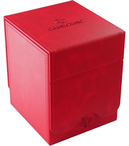 Gamegenic Sidekick 100+ XL Kartenbox – Rot, Für Bis Zu 100 Gesleevte Karten, Magnetisch