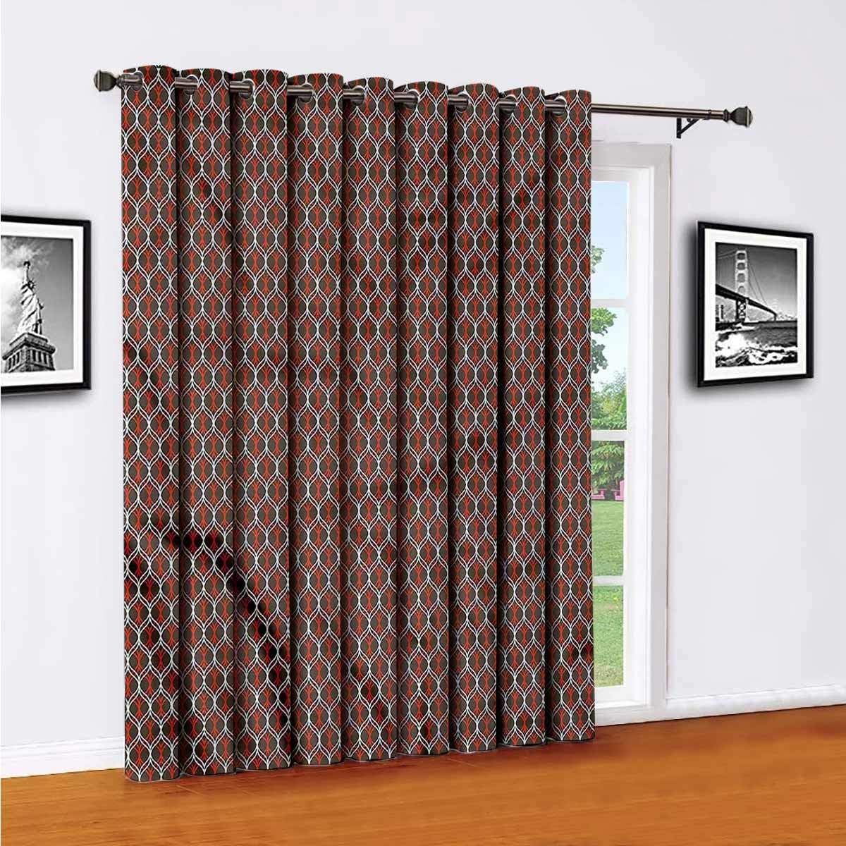 Retro Room partition Curtain Wall partition,Wavy Tangled Stripes