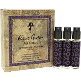 Robert Graham The Collectors Traveler Refill Valour Eau de Parfum Spray for Unisex, 3 Count
