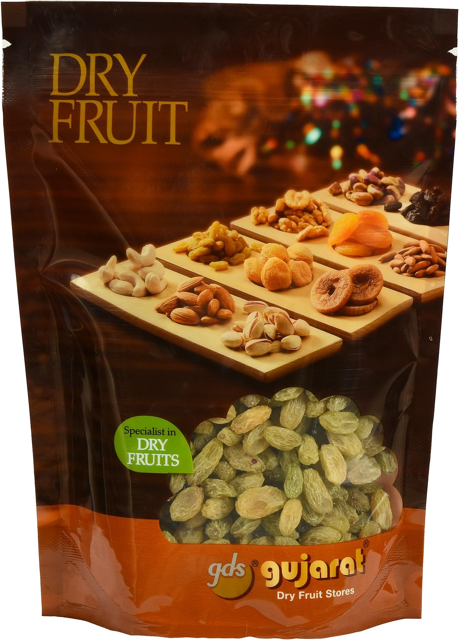 Premium Quality Raisins/ Kishmish Green Selected 250 gm (8.81 OZ)