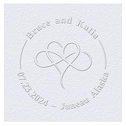 OFCCUSTOM Wedding Embosser Personalized Name Date