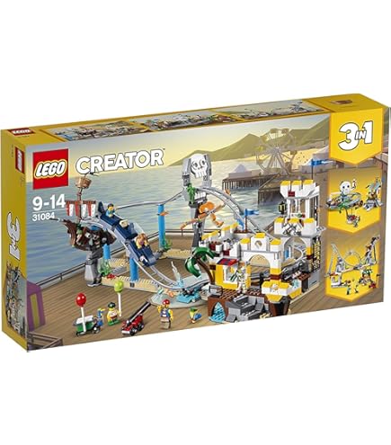 Amazon.com: LEGO Creator 3in1 Pirate Roller Coaster 31084 Building