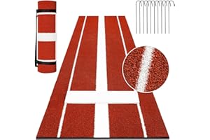 Smocraut Baseball Hitting Mat, Softball Pitching Mat/Batting Cage Mats with Non-Slip Rubber Backing, Home Plate, Pitching Mou