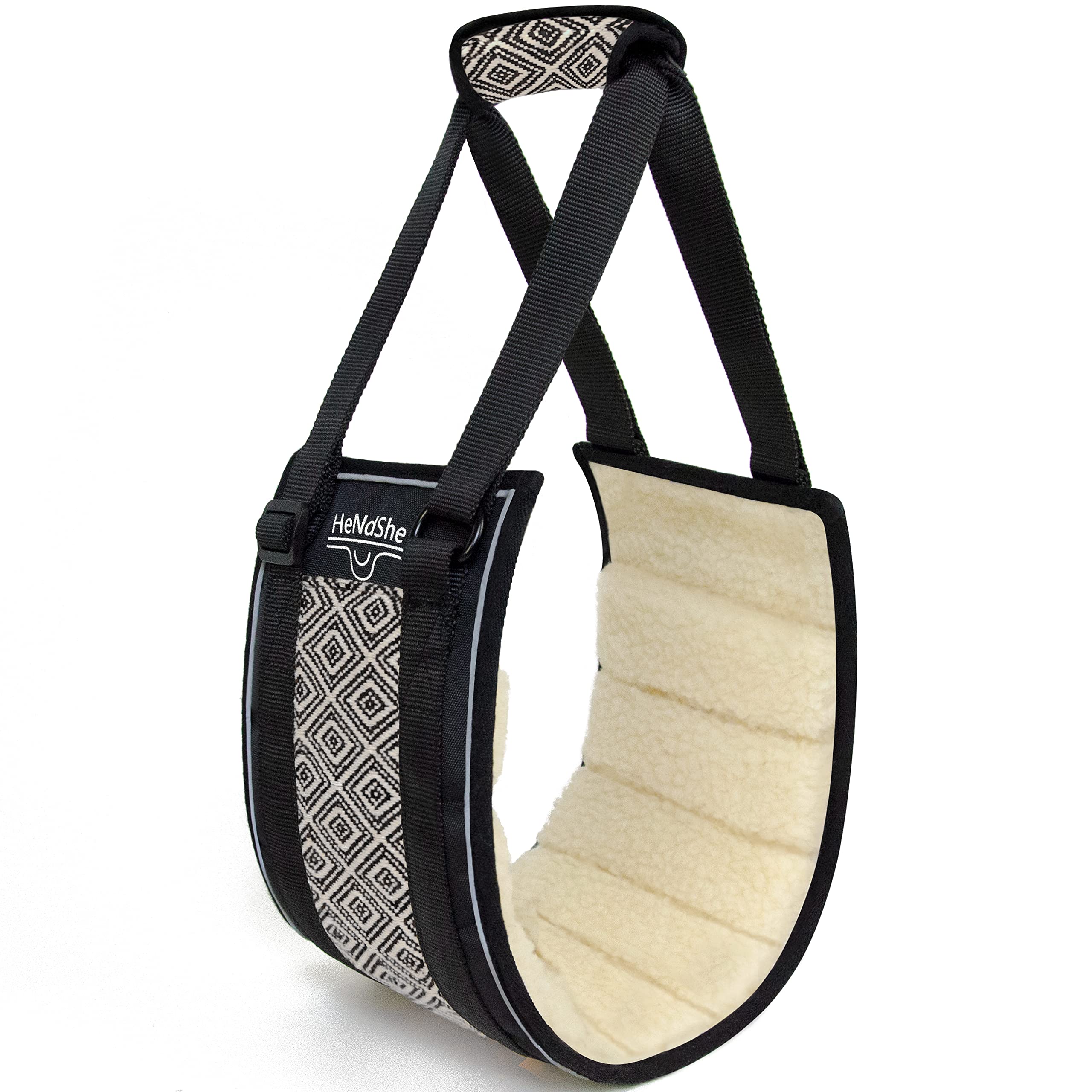 Photo 1 of HeNdShe Dog Sling 3D Contoured Surface Designed for Female Dog Lift Harness Large Dog Hind Leg Support Portable Back Legs Lifting for Senior Dogs Joint Injuries Canine Aid