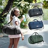 Repton Fitness Gears Gym Duffle Bag 30L with Shoe Compartment Black view 5