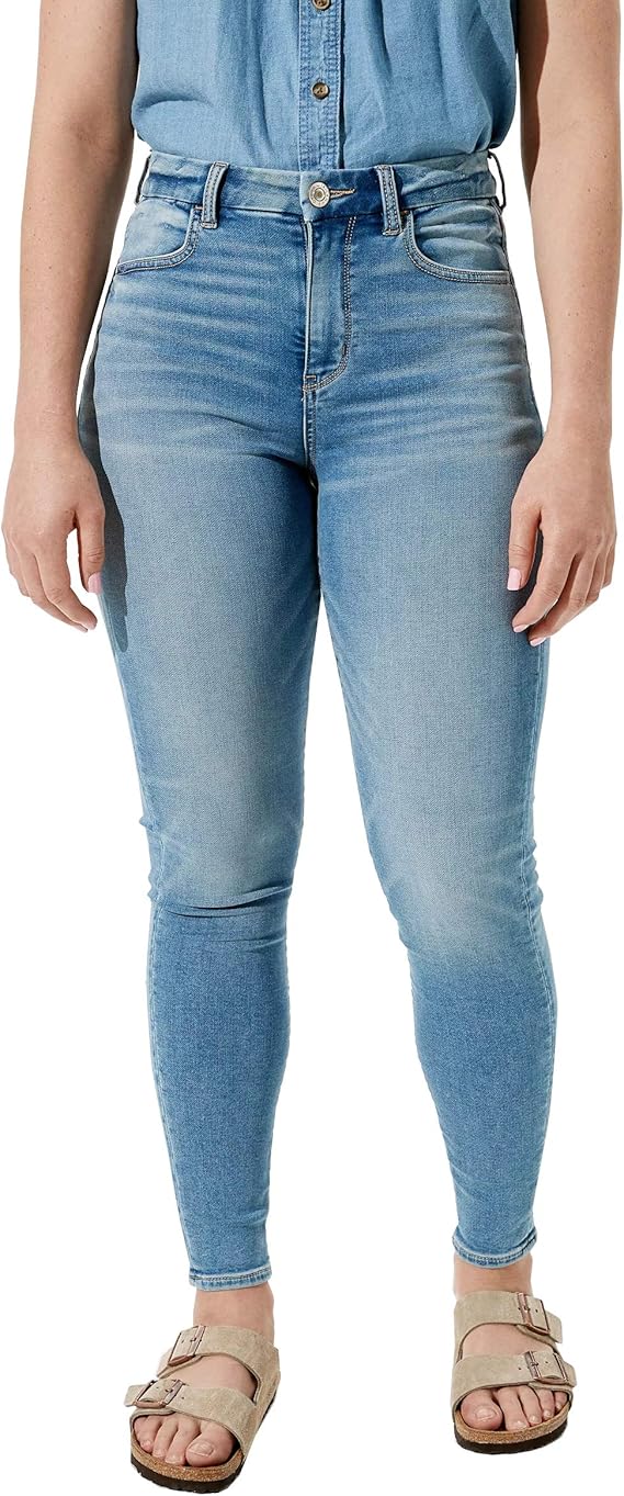 american eagle high waisted jeans