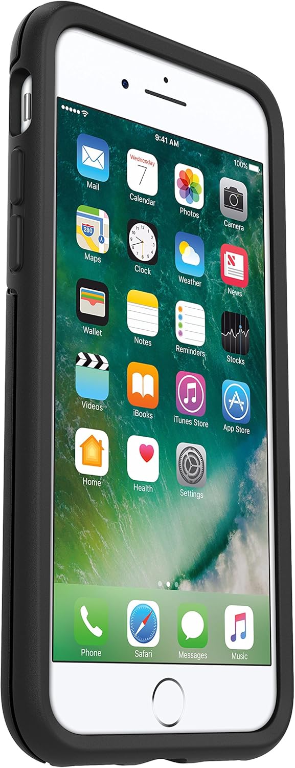 OtterBox SYMMETRY SERIES Case for iPhone SE (2nd gen - 2020) and iPhone 8/7 (NOT PLUS) - Retail Packaging - BLACK