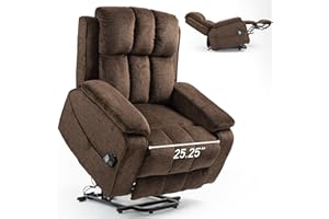 HBUI Lazy Boy Recliner Chair, Postoperative Recovery，Retractable 23'' Extra-Long Leg Support Lift Chair Hold up to 400lb，25.5'' Oversized Recliner seat for Big and Tall