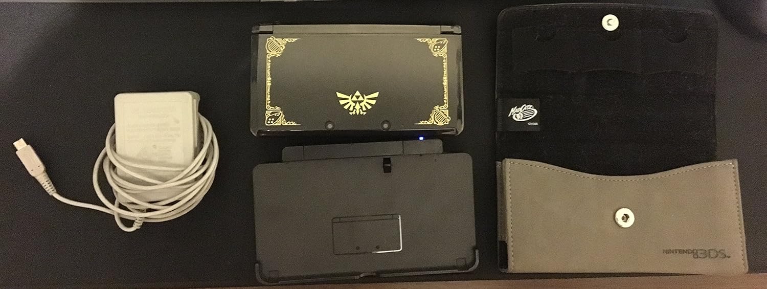 Nintendo 3Ds Limited Edition With The Legend Of Zelda Ocarina Of Time