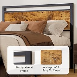 Z-hom Upgraded King Size Bed Frame, Heavy Duty