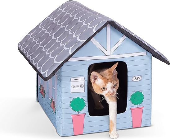 heated cat house amazon