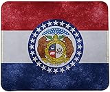 Retro Style USA State Flag Mouse Pads,Missouri