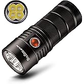 sofirn Flashlight High Lumens, 8000 Lumens Super Bright SP36 Pro Powerful Light USB C Rechargeable with 4*LED 5000K, Anduril